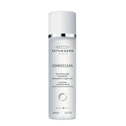 Institut Esthederm Osmoclean Micellar Water Osmopure 200ml, gentle facial cleanser with clear liquid in a pump bottle.