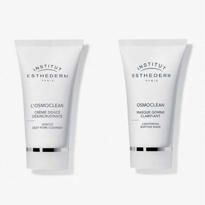 Jag Couture London - New York Institut Esthederm Pack Osmoclean Descaling Cream 75ml+ Osmoclean Exfoliating Mask 75ml