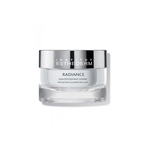 Institut Esthederm Radiance Detoxifying Illuminating Care 50ml, a skincare product with brightening and detoxifying effects.