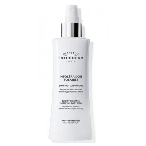 Institut Esthederm Sun Intolerance Protective Body Spray 150ml, a lightweight spray bottle with product branding visible.