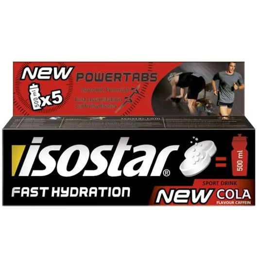 Isostar Powertabs Fast Hydration Cola Drink 10 Tablets x12g Jag Couture London - New York