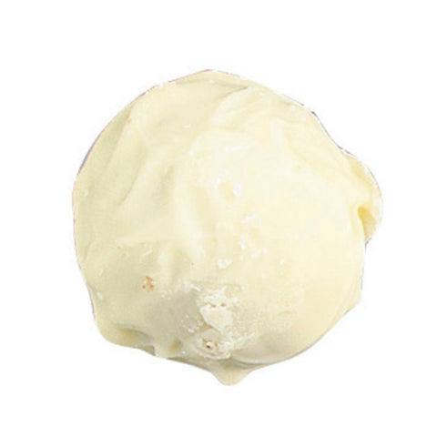 Jag Couture London champagne truffle in white chocolate, 13.5g, showcasing a luxurious, creamy chocolate treat with a champagne filling.