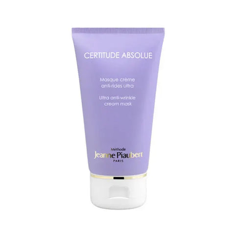 Jeanne Piaubert Certitude Absolue anti-wrinkle cream mask in a 75ml jar, featuring luxurious packaging and smooth cream inside.