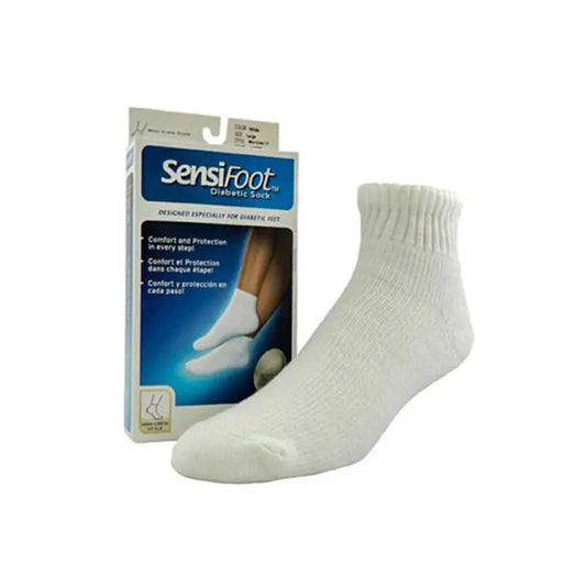 Jobst Sensifoot Diabetes Short Socks White T/M Jag Couture London - New York