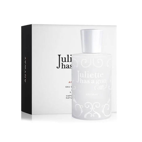 Juliette Has A Gun Anyway Eau De Parfum spray 100ml, showcasing the sleek bottle design from Jag Couture London New York.