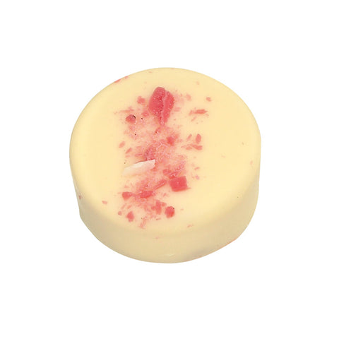 Jag Couture London New York strawberry and black pepper white chocolate bar with strawberry crème fraîche, 13.9g.