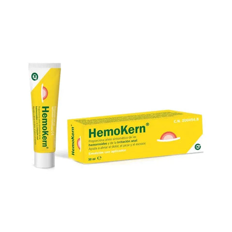 Kern Pharma Hemokern 30ml with applicator, a natural supplement for blood health, shown in a clear bottle.