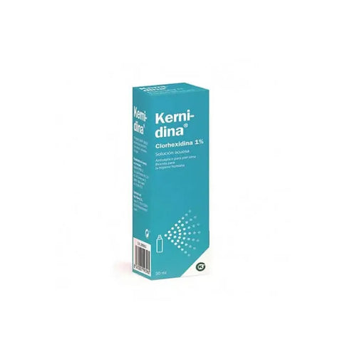 Kernidin 1% spray in 30ml bottle by Jag Couture London New York, shown in a close-up image.