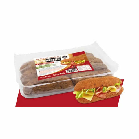 Keto protein bread rolls by Jag Couture London, New York, 7x50g, fresh baked, soft bread rolls for low-carb diets