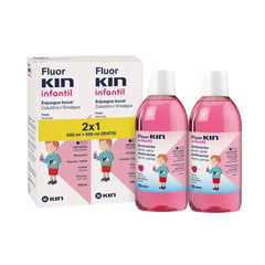 Kin Fluorkin Strawberry Children's Mouthwash 2x500ml Jag Couture London - New York