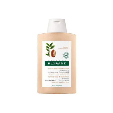 Klorane Organic Cupuaçu Butter Shampoo 200 ml, bottle with label, for nourishing hair care, by Jag Couture London New York