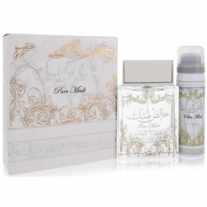 Jag Couture London - New York LATTAFA PURE MUSK EAU DE PARFUM SPRAY 100ML + DEO ROLL-ON 50ML
