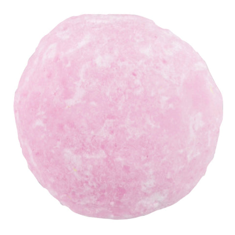 Pink Gin & Tonic Truffles by Jag Couture London, pink-dusted chocolate with gin and tonic flavored ganache on a white background.