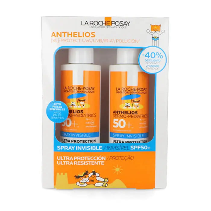 La Roche Posay Anthelios Pediatrics Spray Invisible Spf50+ 2x200ml Jag Couture London - New York