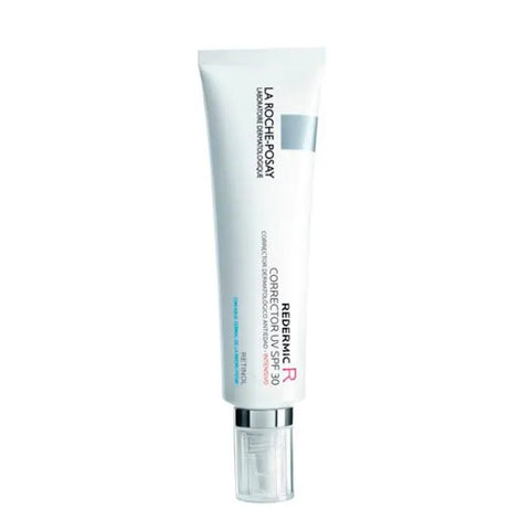 La Roche-Posay Redermic R anti-aging dermatological corrector in a 30ml bottle, displayed on a neutral background.