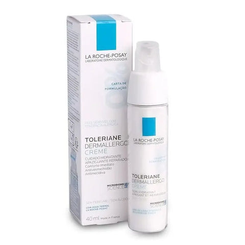 La Roche Posay Toleriane Dermallergo 40ml skincare bottle, designed for sensitive skin, displayed on a clean background.