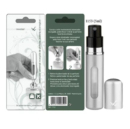 La Walkiria Pulverizador Walkiria Recargabble 1153 Plateado Jag Couture London - New York