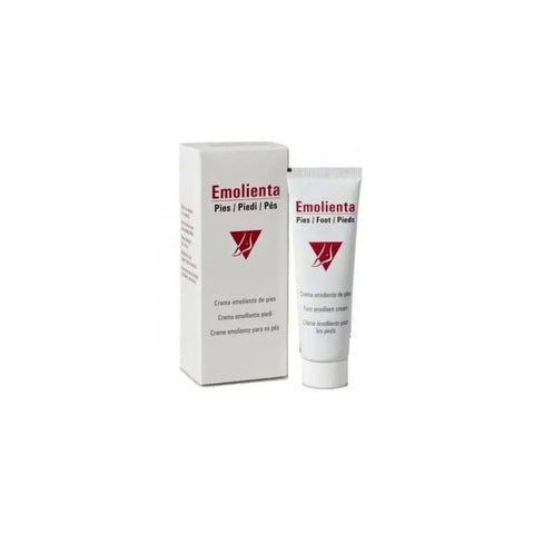 Laboratorios Viñas Emolienta Pies Cream, 30ml jar, moisturizing foot cream from Jag Couture London New York.