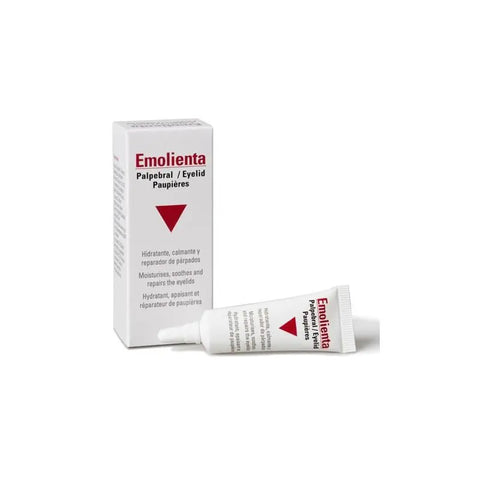 Laboratorios Viñas Palpebral Emollient 10ml bottle, designed for gentle eyelid care, by Jag Couture London New York.