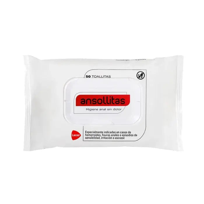 Jag Couture London - New York Lacer Ansollitas Anal Hygiene Wipes 50 Units