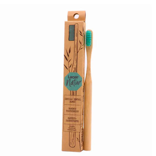 Lacer Natur Bamboo Medium Adult Toothbrush 1U Jag Couture London - New York