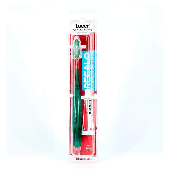 Lacer Soft Toothbrush + Toothpaste 5ml Jag Couture London - New York