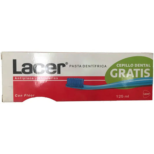 Lacer Toothpaste Antiplaque Anticaries 125ml Set 2 Pieces Jag Couture London - New York