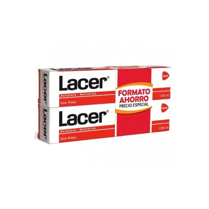 Jag Couture London - New York Lacer Toothpaste Antiplaque Anticaries 2x125ml