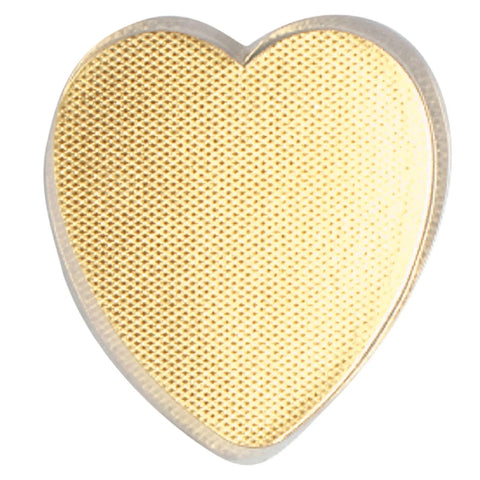 Large 16cm cello-shaped heart by Jag Couture London New York, featuring a sleek, glossy finish and elegant design.