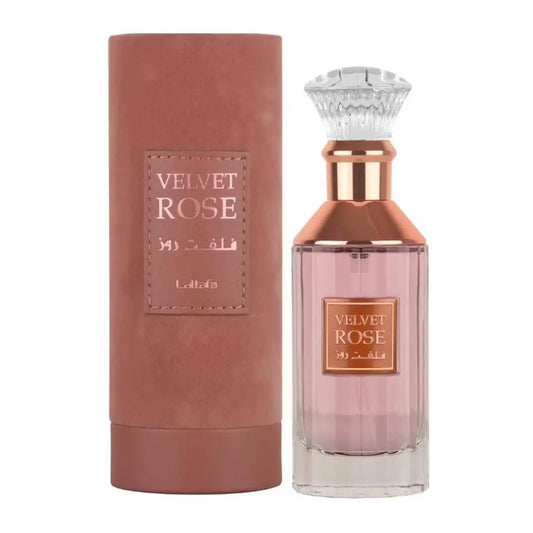 Lattafa Velvet Rose Eau De Parfum 100ml Spray Jag Couture London - New York