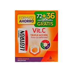 Leotron Vitamin C 72+36 Effervescent Tablets Jag Couture London - New York