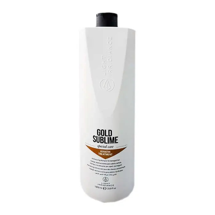 Light Irridiance Gold Sublime Keratin Treatment Shampoo 1000ml Jag Couture London - New York