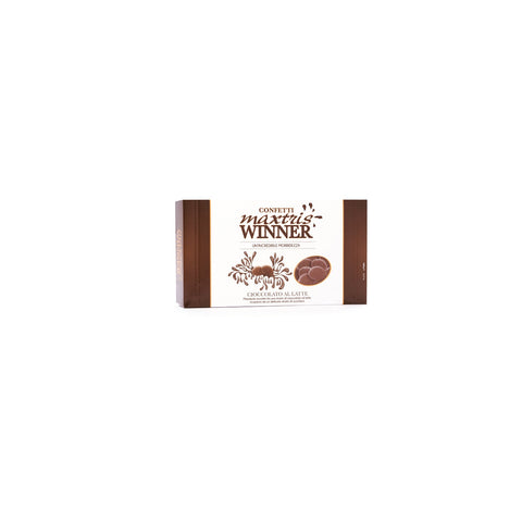 Jag Couture London Winner Cioccolata Al Latte with toasted almonds in milk chocolate, displayed in a close-up shot.