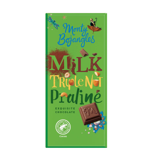 Milk Triple Nut Praline exquisite chocolate bar