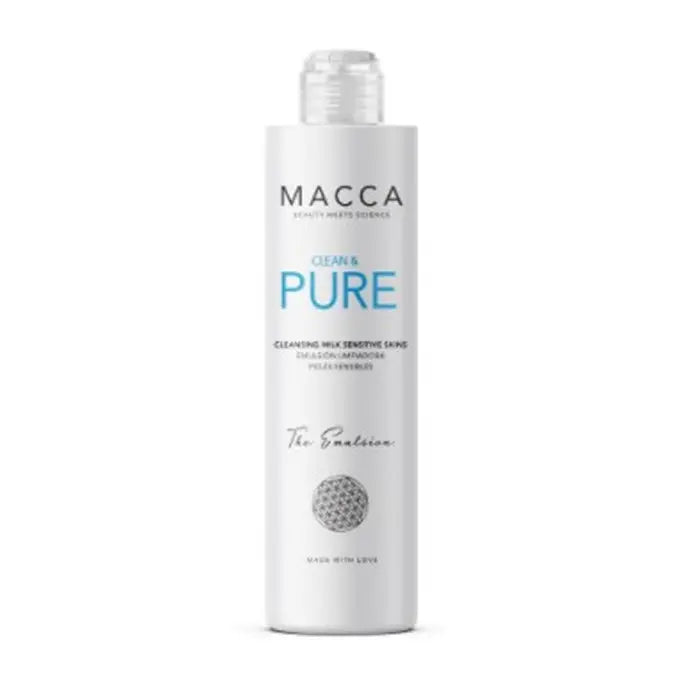 Macca Clean &amp; Pure Cleansing Milk Sensitive Skins 200ml Jag Couture London - New York
