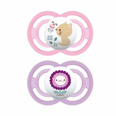 Mam Pacifier Perfect 16+ Silicone 2 Units Pink Jag Couture London - New York
