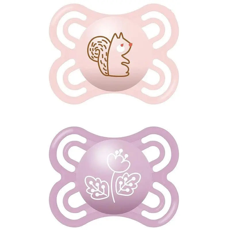 Jag Couture London - New York Mam Perfect Pacifier 2-6M 2 Units  Pink
