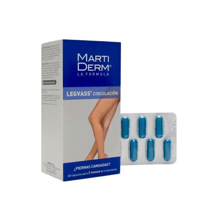 Martiderm Legvass Capsules 60 Units Jag Couture London - New York