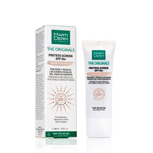 Martiderm Proteos Screen Spf 50+ Cream Color 40ml Jag Couture London - New York