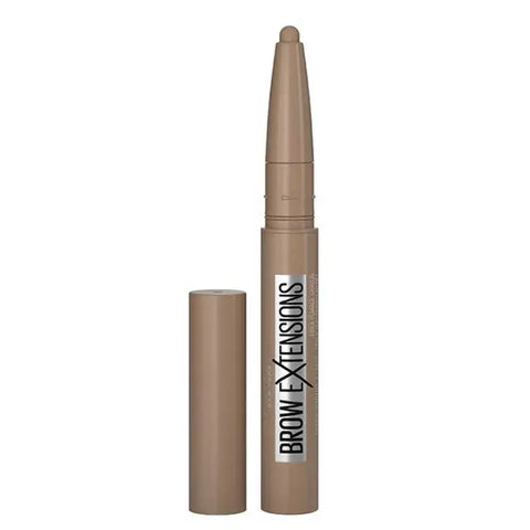 Maybelline Brow Extensions Stick in Blonde, a natural brow product with a sleek applicator for defined, fuller eyebrows.