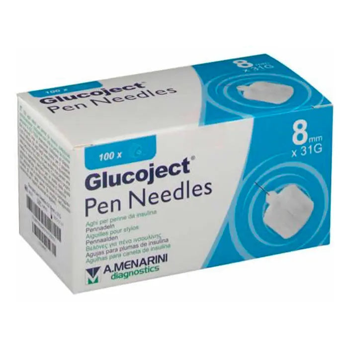 Menarini Glucoject Insulin Needle 31gx8mm 100 Uds Jag Couture London - New York