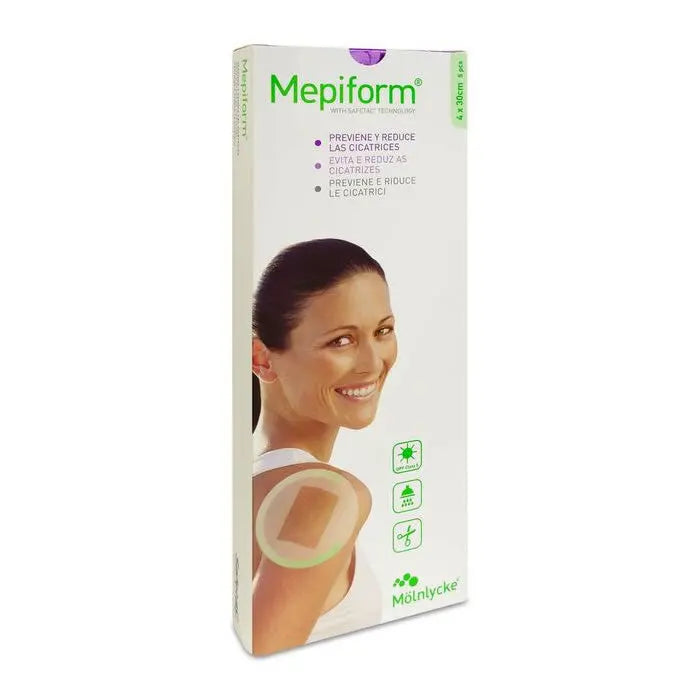 Mepiform Scar Reducer Silicone Gel Sheets 4x30cm 5 Uts Jag Couture London - New York