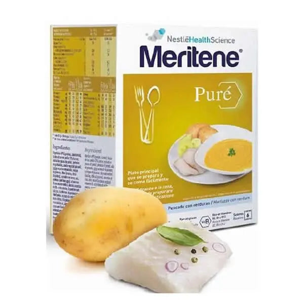 Jag Couture London - New York Meritene Puré Pescado Con Verduras 6 Sobres