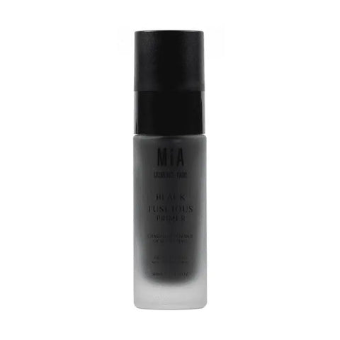 Black Luscious Primer by Mía Cosmetics in 30ml bottle, featuring a sleek black design, from Jag Couture London New York.