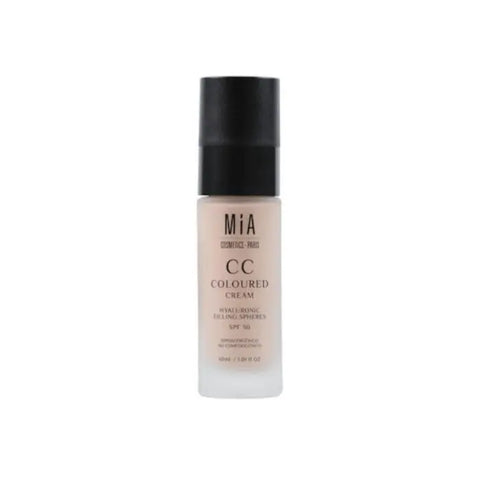 Mia Cosmetics CC Cream SPF30 Light in 30ml container, featuring a sleek tube with the brand logo, suitable for light skin tone.