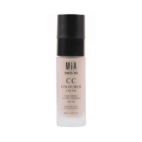 Mia Cosmetics CC Cream SPF30 in medium shade, 30ml tube, by Jag Couture London New York, showing the product tube and packaging.