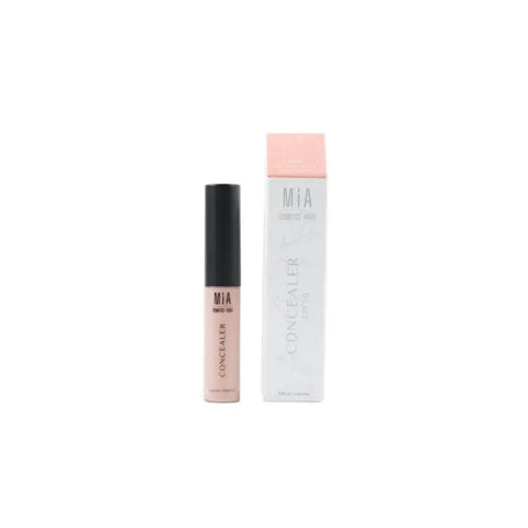 Mía Cosmetics Salmon Concealer SPF30 in 5.5ml tube, by Jag Couture London, showing the concealer applicator and packaging.