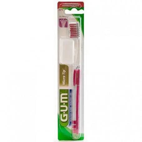 Micro Tip Cepillo Dental Suave Tamaño Pequeño Gum Jag Couture London - New York