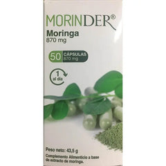 Jag Couture London - New York Morinder Moringa 870mg 50 Capsules