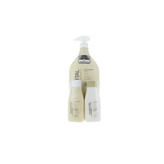 Jag Couture London - New York Mussvital Dermactive Bath Gel Dry Skin 1000ml Set 3 Pieces